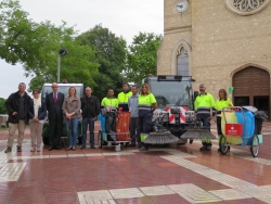 presentació nova maquinària servei de neteja