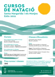 cartell cursos natació