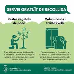 Servei gratuit de recollida