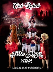 Portada del programa de Festa Major de Cal Rubió 2022