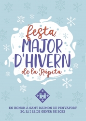 Portada del programa de la Festa Major d'hivern de la Ràpita