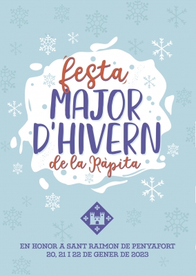 Portada del programa de la Festa Major d'hivern de la Ràpita