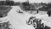 El pas del circuit per Santa Margarida i els Monjos l'any 1922